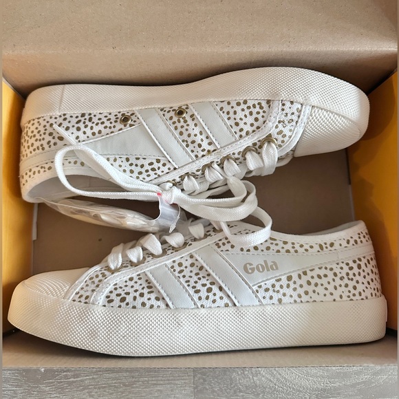 NEW Gola Coaster Metallic Cheetah Sneakers Size EUR 37/US 6 - Picture 6 of 10